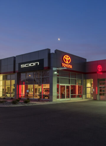 Car dealership construction