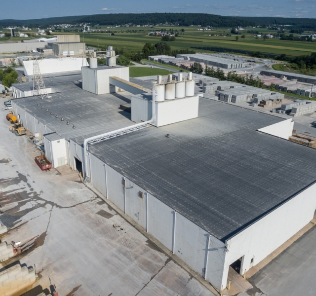 large EPDM roof replacement