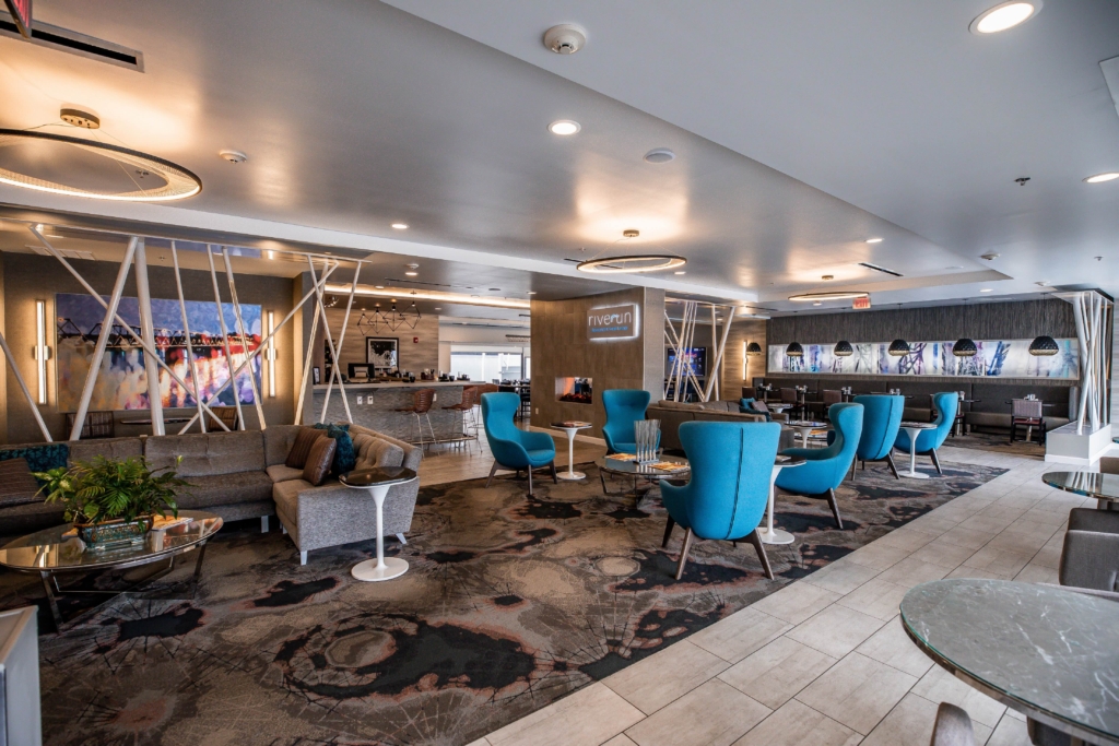 High end hotel lobby renovation